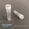 PC Plástico Cryovials 2ml Use CE